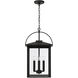 Bryson 4 Light 13.25 inch Black Outdoor Hanging Lantern