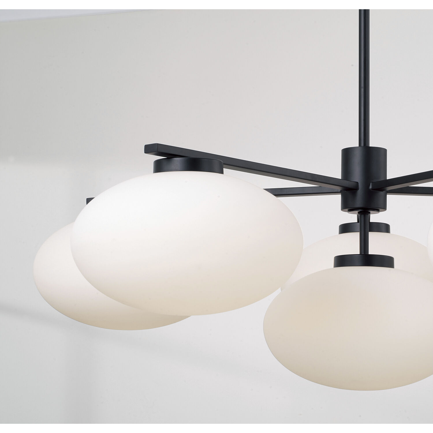 Soren 6 Light 37 inch Matte Black Chandelier Ceiling Light