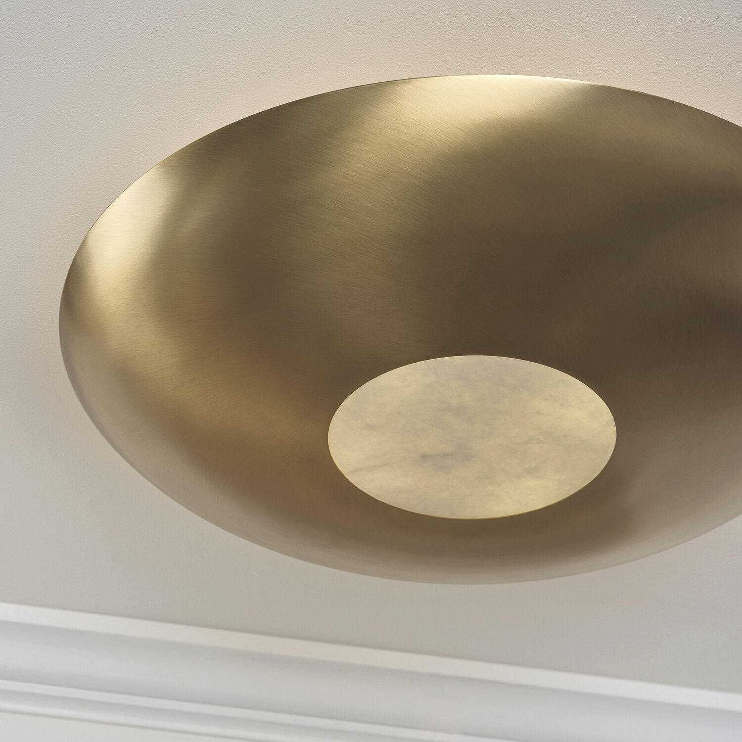 Gia 4 Light 22.5 inch Aged Brass Semi-Flush Mount Ceiling Light