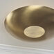 Gia 4 Light 22.5 inch Aged Brass Semi-Flush Mount Ceiling Light
