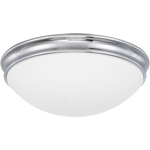 Hansen 3 Light 14 inch Chrome Flush Mount Ceiling Light