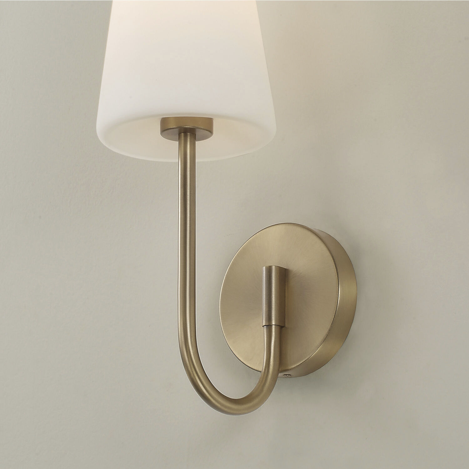 Averitt Sconce Wall Light in Aged Brass
