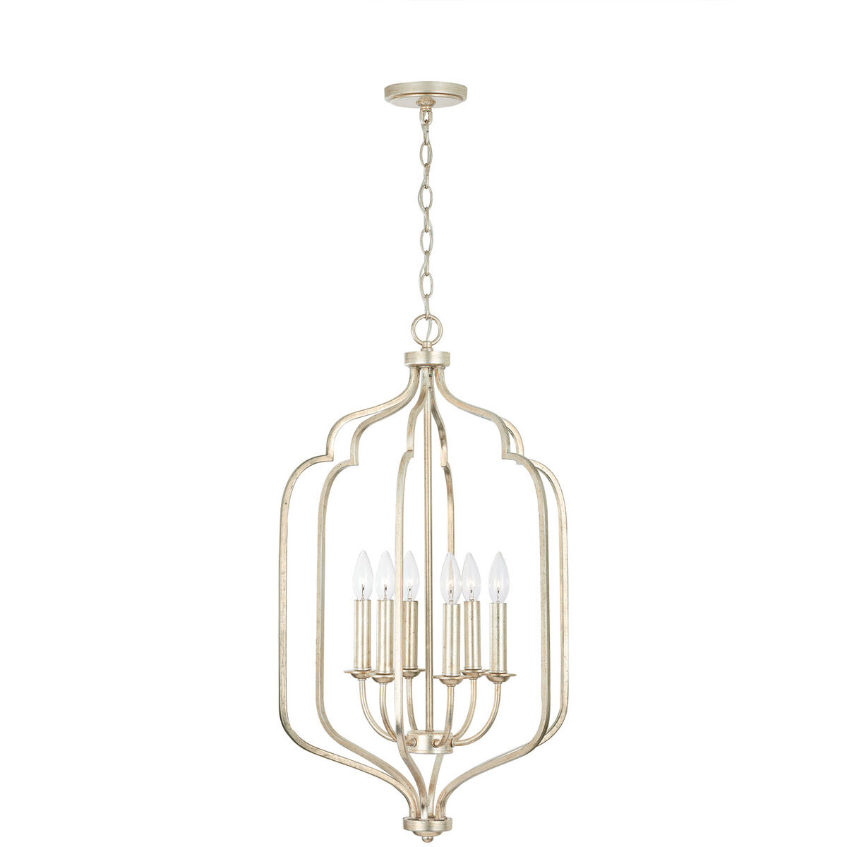 Ophelia 6 Light 18 inch Winter Gold Foyer Ceiling Light