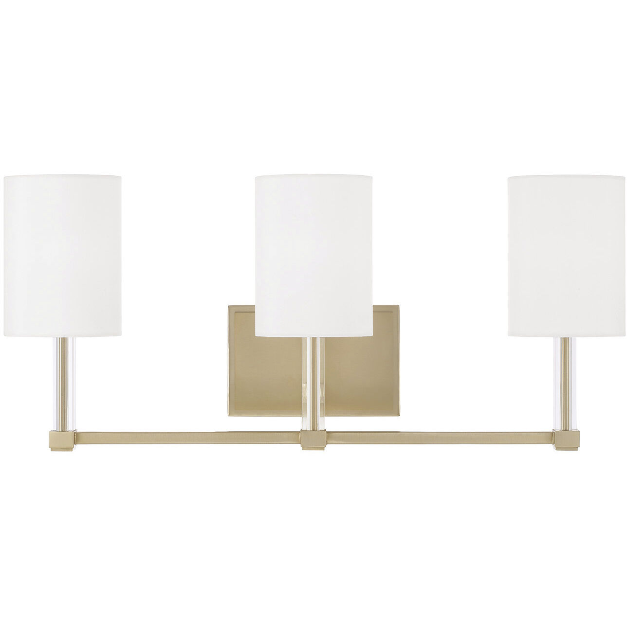 Ingrid 3 Light 24 inch Matte Brass Vanity Light Wall Light