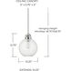 Dean 1 Light 10.25 inch Polished Nickel Pendant Ceiling Light