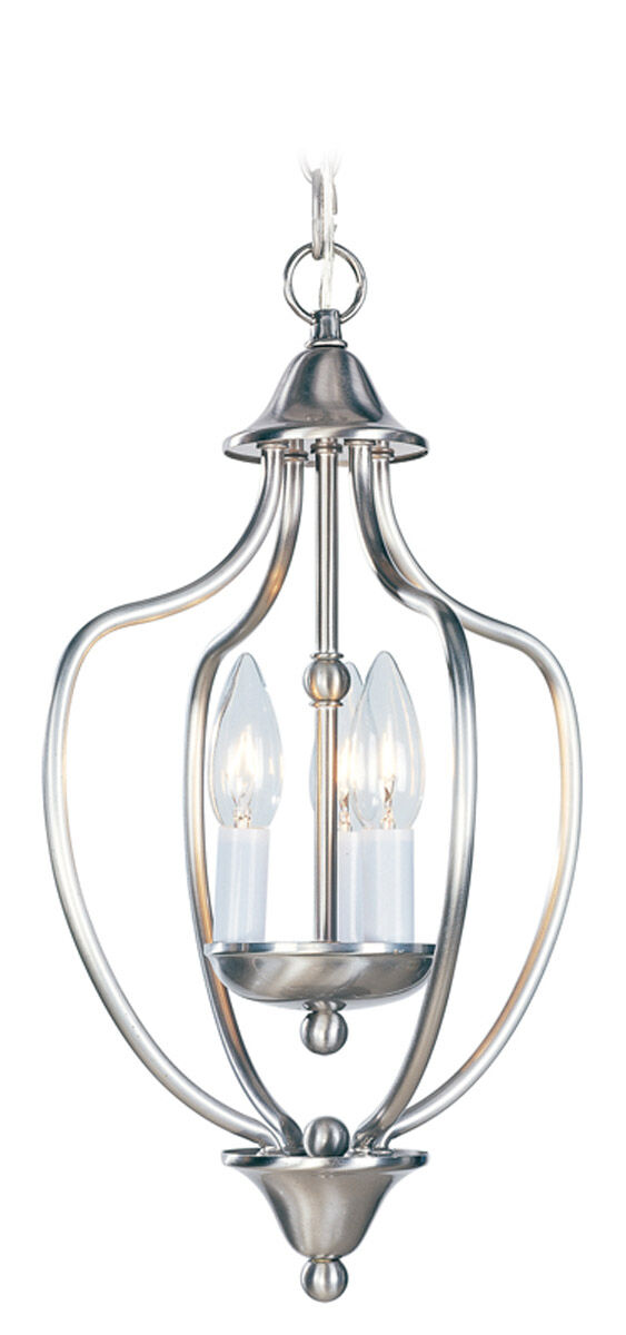 Home Basics 3 Light 10.00 inch Mini Chandelier