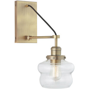Capital Lighting Rhodes 1 Light 7 inch Aged Brass Sconce Wall Light 634813AD-481 - Open Box