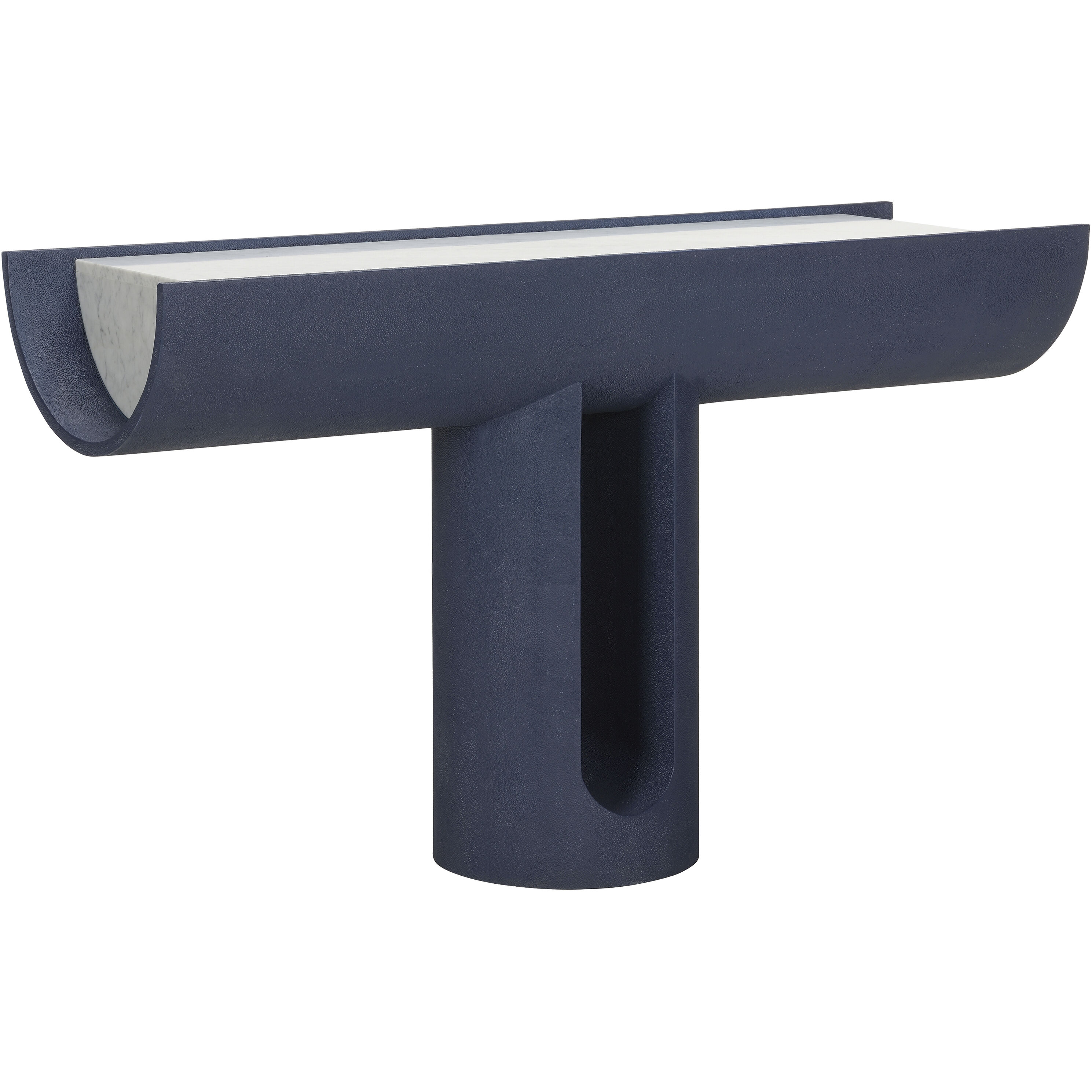 Royal Capsule 60.25 inch Blue Console Table