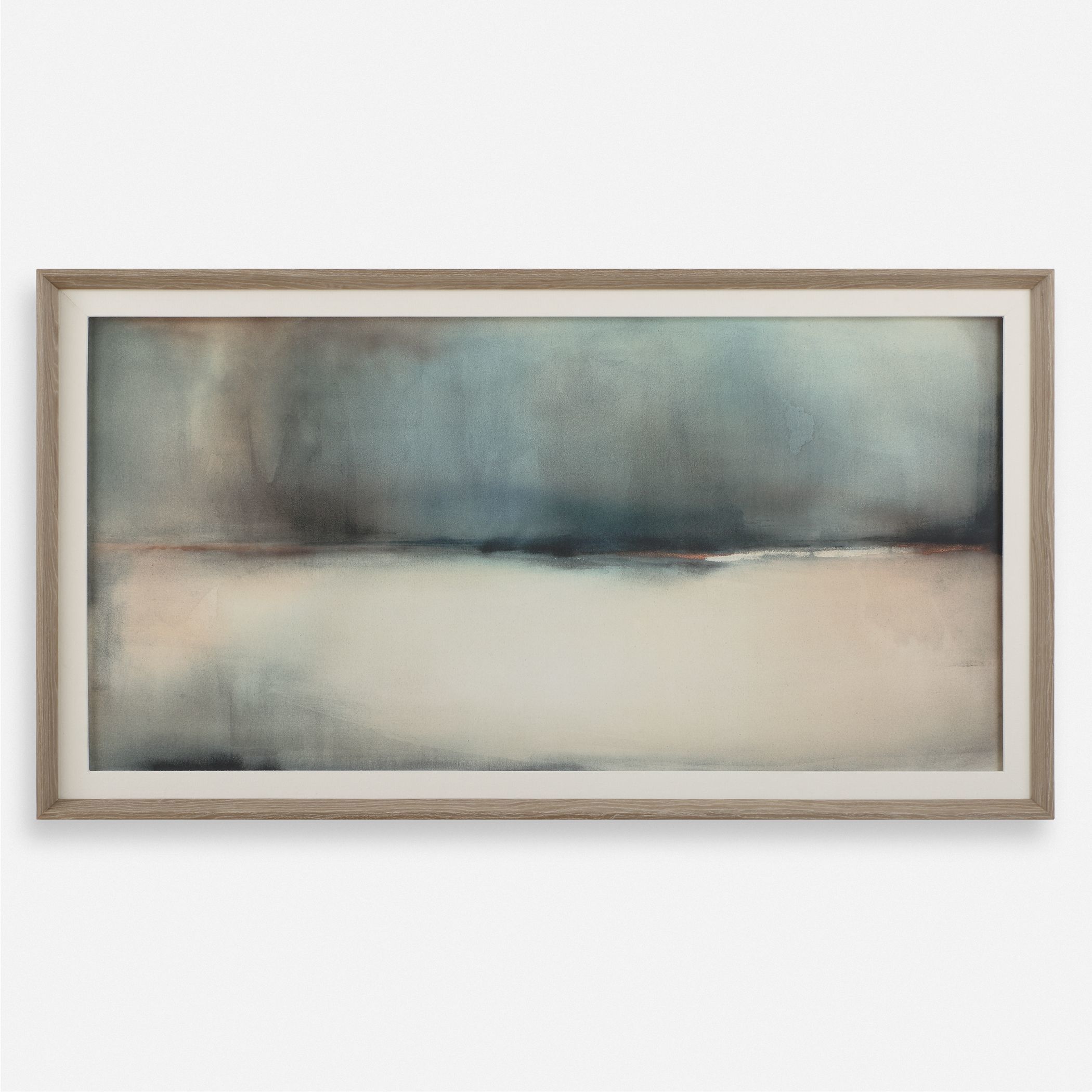 Deep Rains 65.38 X 35.38 inch Framed Abstract Print