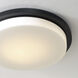Dominic LED 16 inch Matte Black Flush Mount Ceiling Light