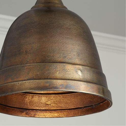 Capital Lighting 335312XB Sedona 1 Light 10 inch Oxidized Brass Pendant  Ceiling Light