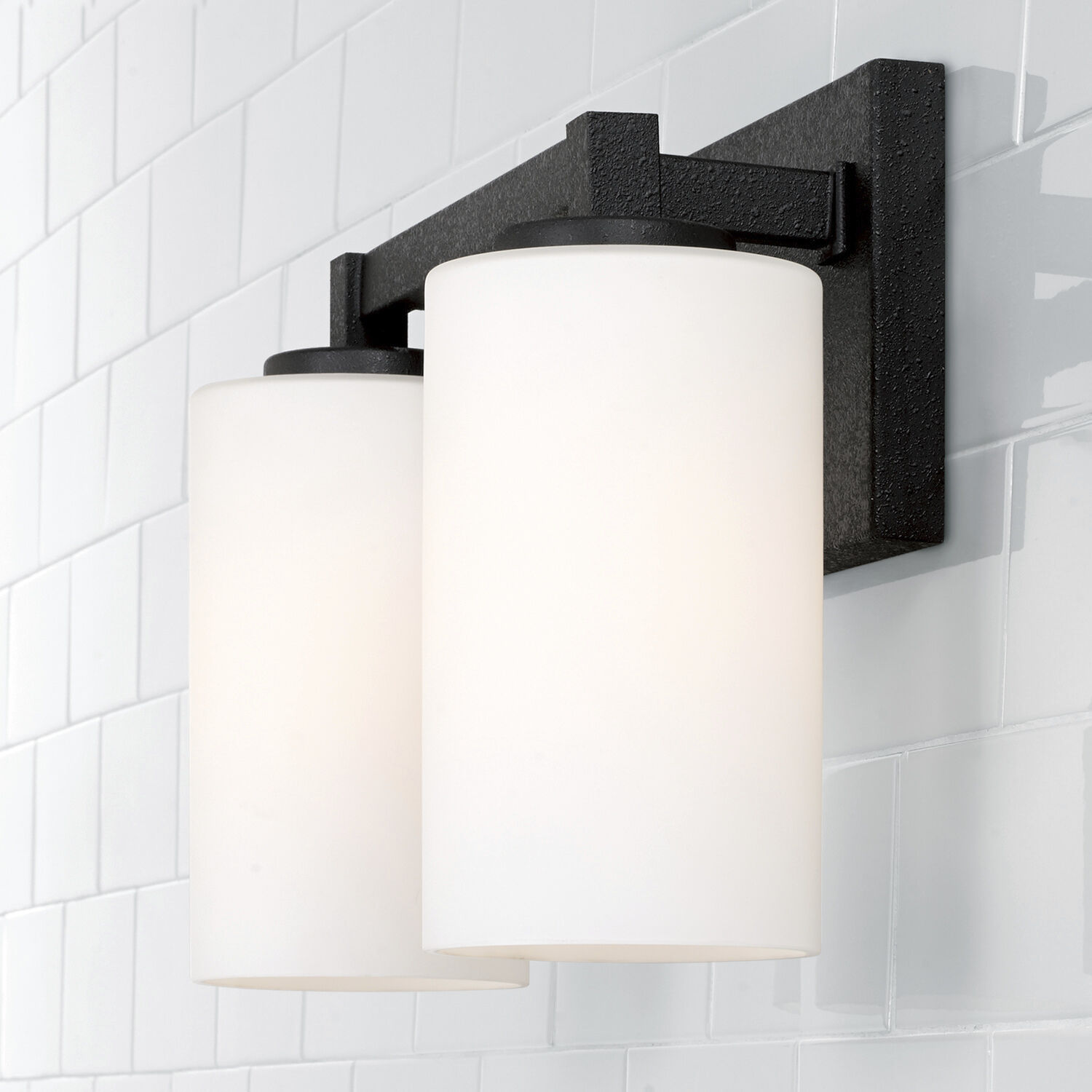 Ravenwood 2 Light 13.25 inch Black Iron Vanity Light Wall Light