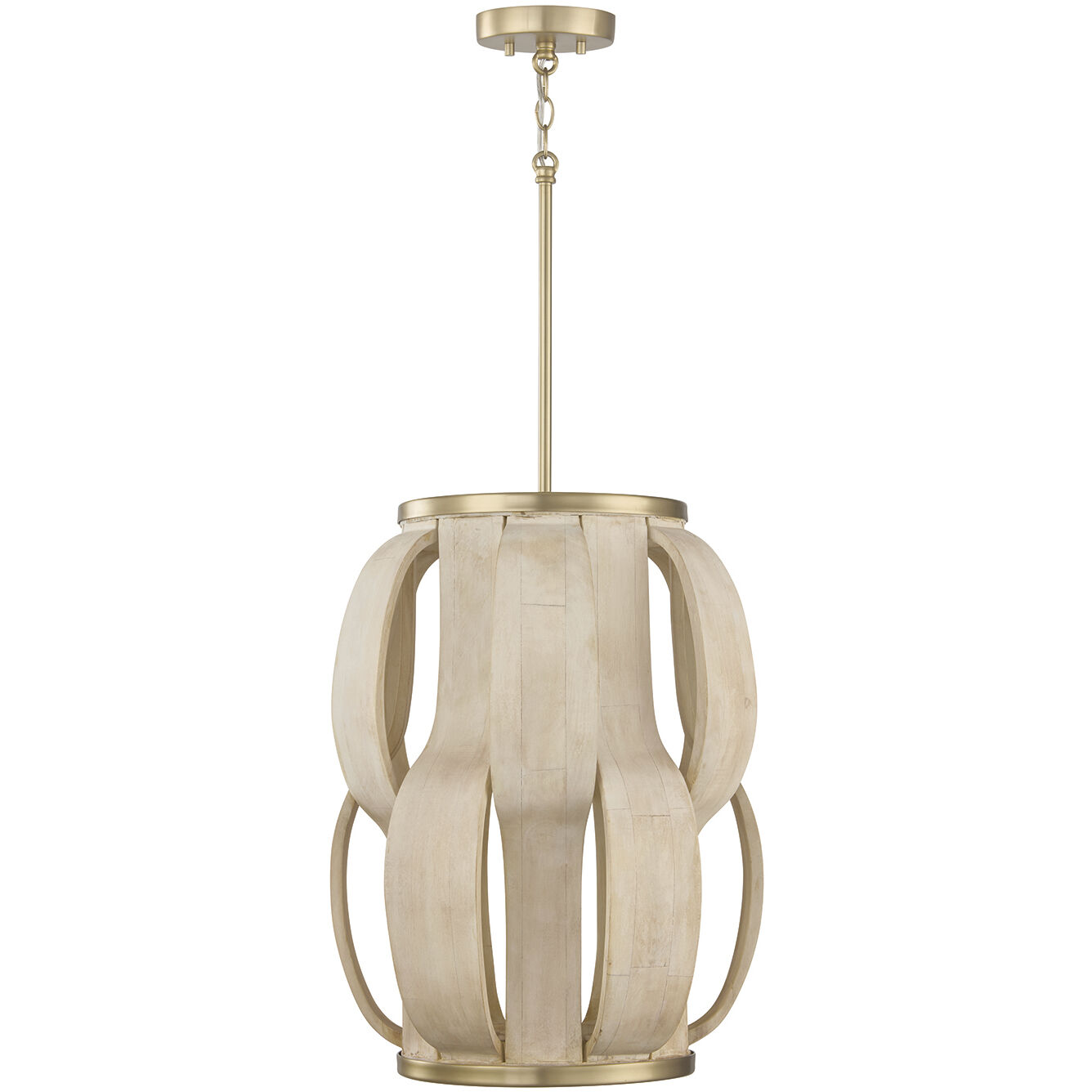 Willa 1 Light 16 inch Matte Brass Pendant Ceiling Light