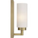 Alyssa 1 Light 5 inch Aged Brass Sconce Wall Light