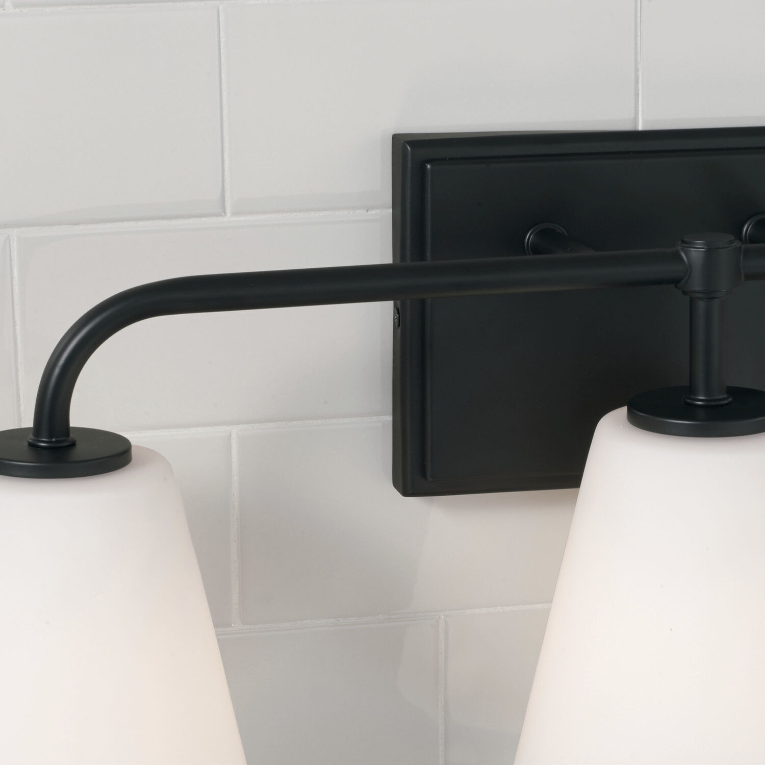 Brody 3 Light 23.5 inch Matte Black Vanity Light Wall Light