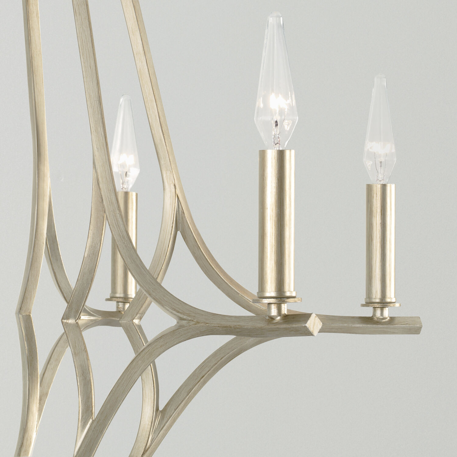 Claire 6 Light 32 inch Brushed Champagne Chandelier Ceiling Light