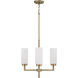 Alyssa 4 Light 16.25 inch Aged Brass Pendant Ceiling Light