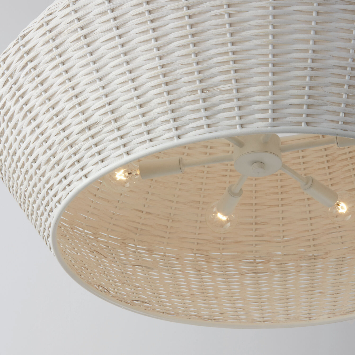 Boca 6 Light 29.5 inch Chalk White Pendant Ceiling Light