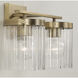 Vaughn 2 Light 14.5 inch Aged Brass Vanity Light Wall Light
