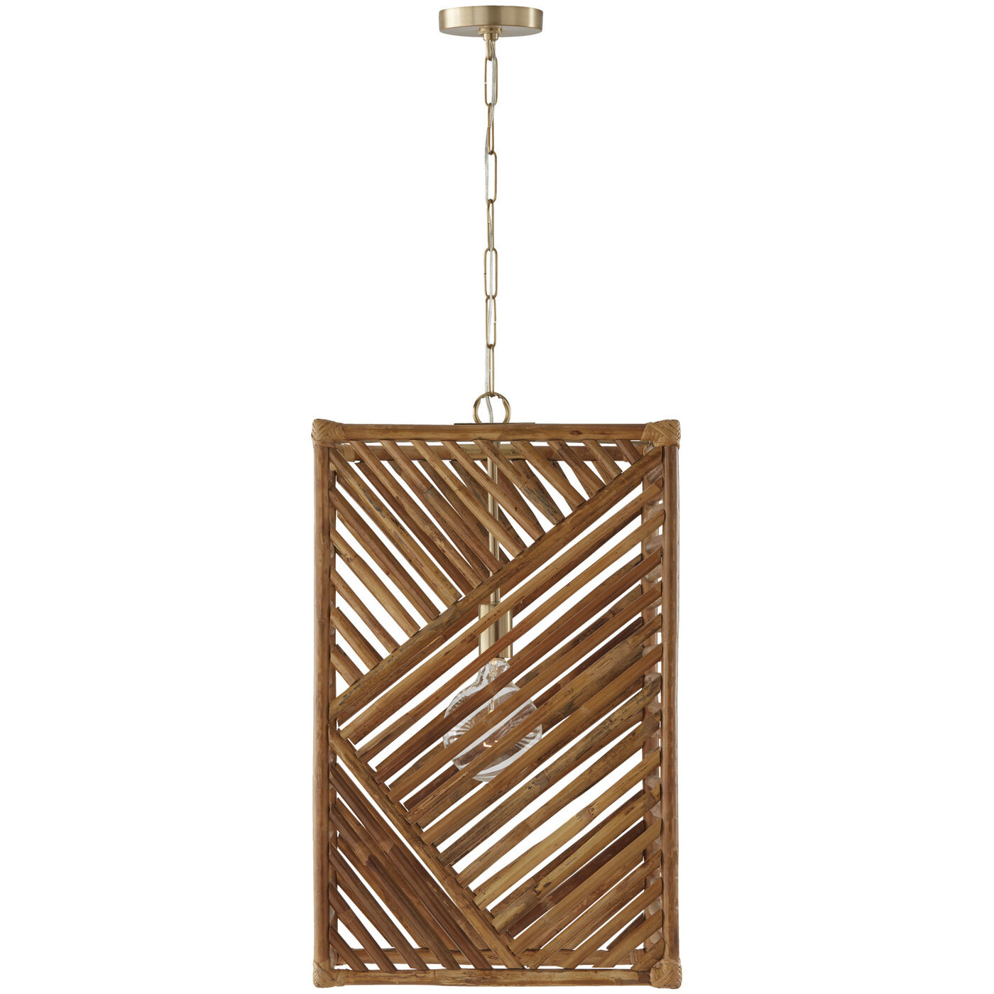 Soleil 1 Light 17 inch Matte Brass Foyer Ceiling Light