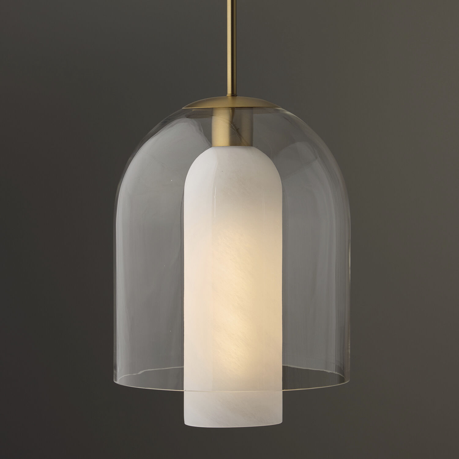 Liz 1 Light 12 inch Aged Brass Pendant Ceiling Light