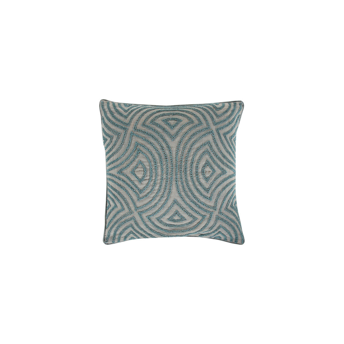 Skinny Dip 20 X 20 inch Aqua and Denim Throw Pillow
