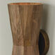 Nadeau 2 Light 6.5 inch Light Wood and Patinaed Brass Sconce Wall Light