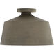 Quarry 1 Light 14 inch Clay Semi-Flush Ceiling Light
