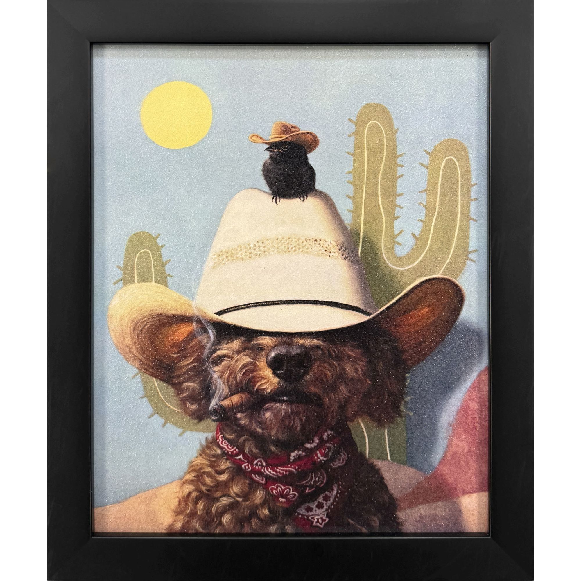 Curly II 11 X 9 inch Non-Glass Framed Art, Propac