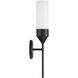 Devon 1 Light 5 inch Matte Black Sconce Wall Light