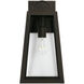 Leighton 1 Light 16 inch Oiled Bronze Outdoor Wall Lantern