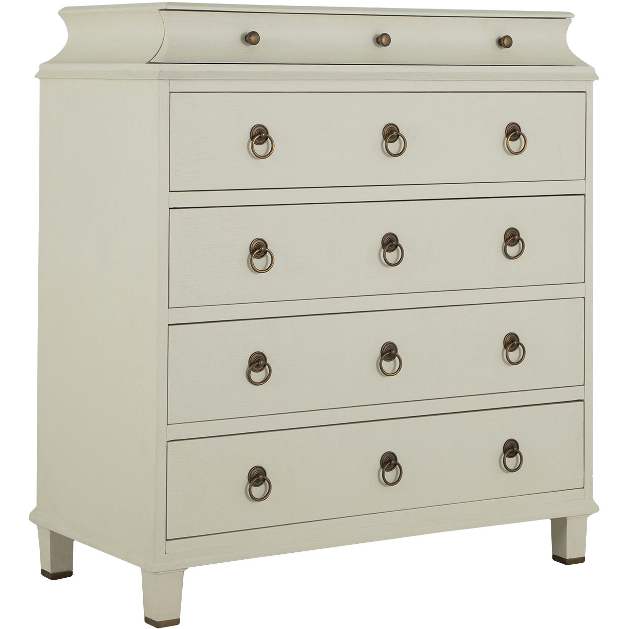 Irene Antique White / Antique Bronze Chest