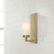 Alyssa 1 Light 5 inch Aged Brass Sconce Wall Light