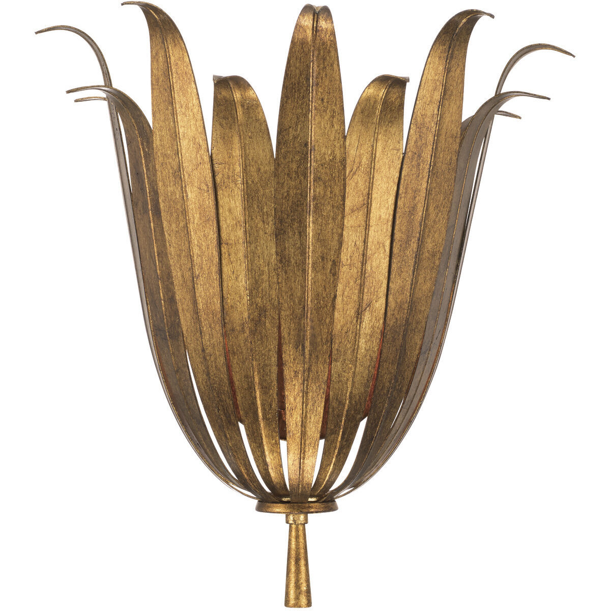 Eden 1 Light 13 inch Antique Gold Sconce Wall Light