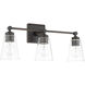 Rory 3 Light 23 inch Old Bronze Vanity Light Wall Light