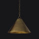 Casa 1 Light 17 inch Oxidized Brass Pendant Ceiling Light