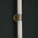 Parson 2 Light 25.25 inch Matte Brass Sconce Wall Light