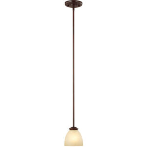 Chapman 1 Light 6 inch Burnished Bronze Pendant Ceiling Light in Tumbleweed