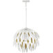 Margeaux 1 Light 20 inch Matte White Pendant Ceiling Light