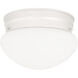 Scott 1 Light 7 inch White Flush Mount Ceiling Light