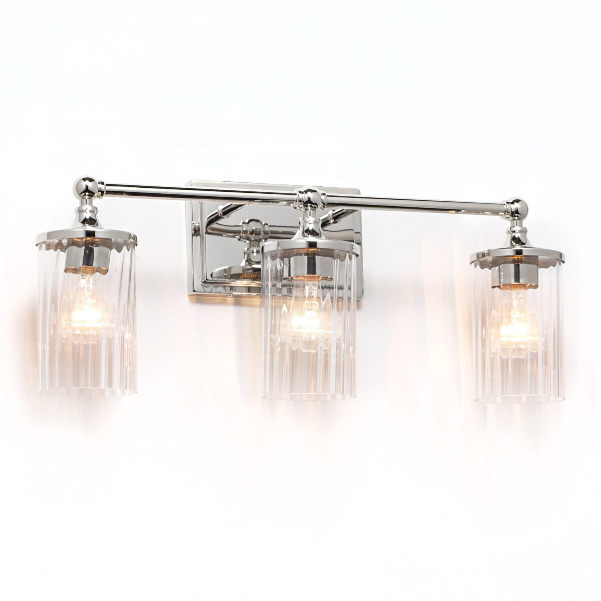Camden 3 Light 24 inch Polished Nickel Vanity Light Wall Light