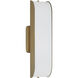 Marcell LED 5 inch Aged Brass Sconce Wall Light