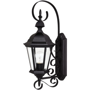 Carriage House 1 Light 23 inch Black Outdoor Wall Lantern