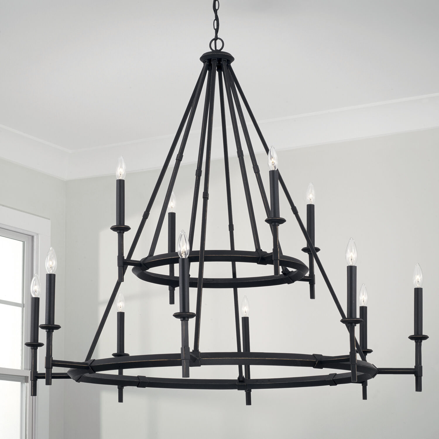 Black iron hot sale ceiling light