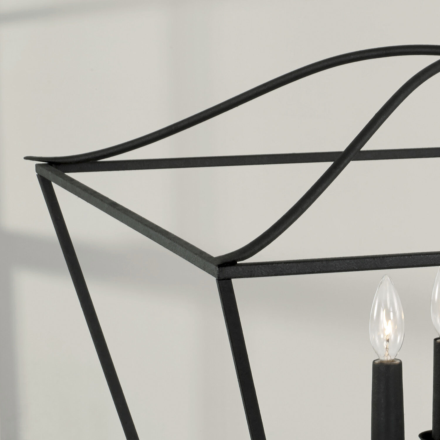 Grady 4 Light 27.5 inch Black Iron Pendant Ceiling Light