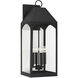Burton 4 Light 9.75 inch Outdoor Wall Light