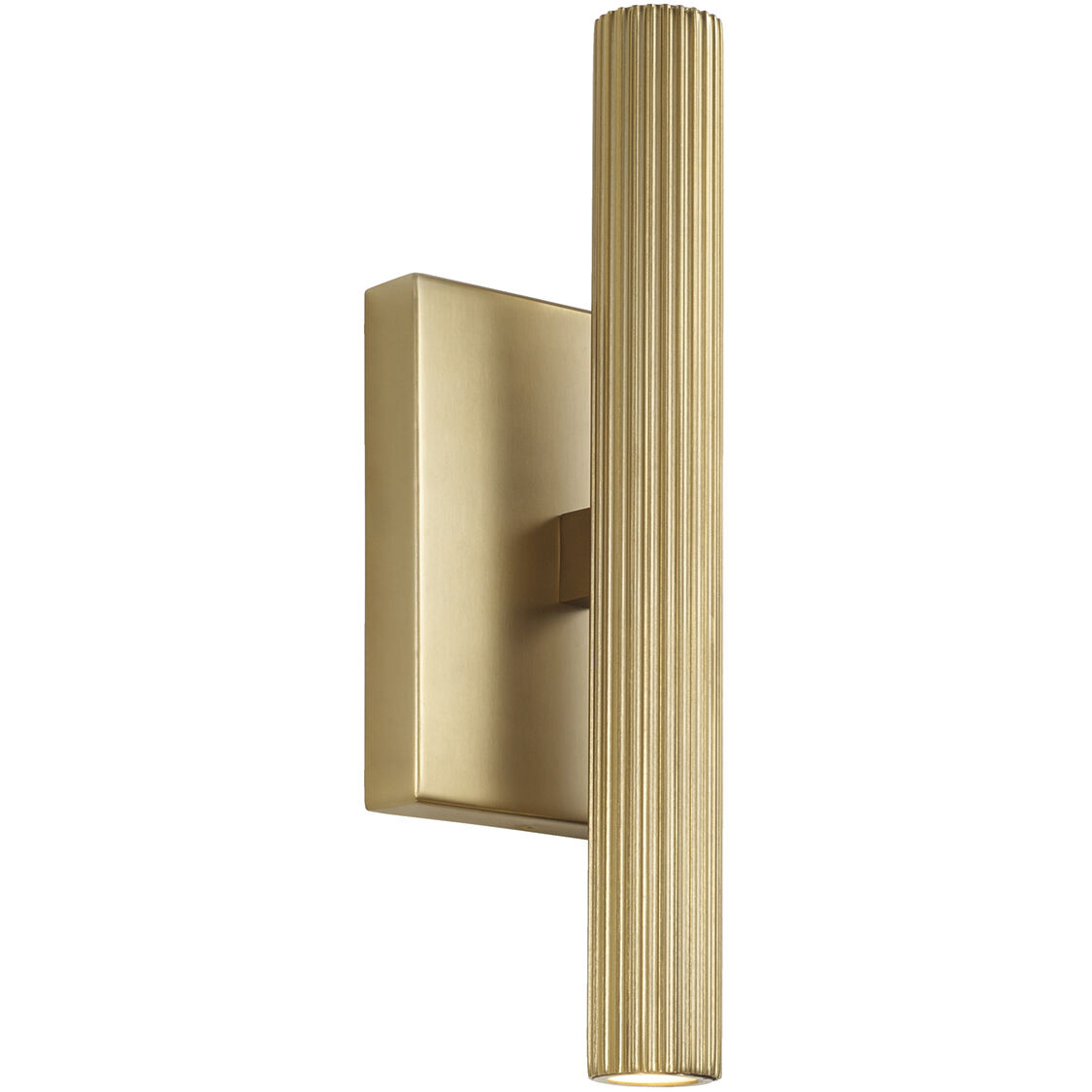 Ian LED 4.5 inch Aged Brass ADA Sconce Wall Light
