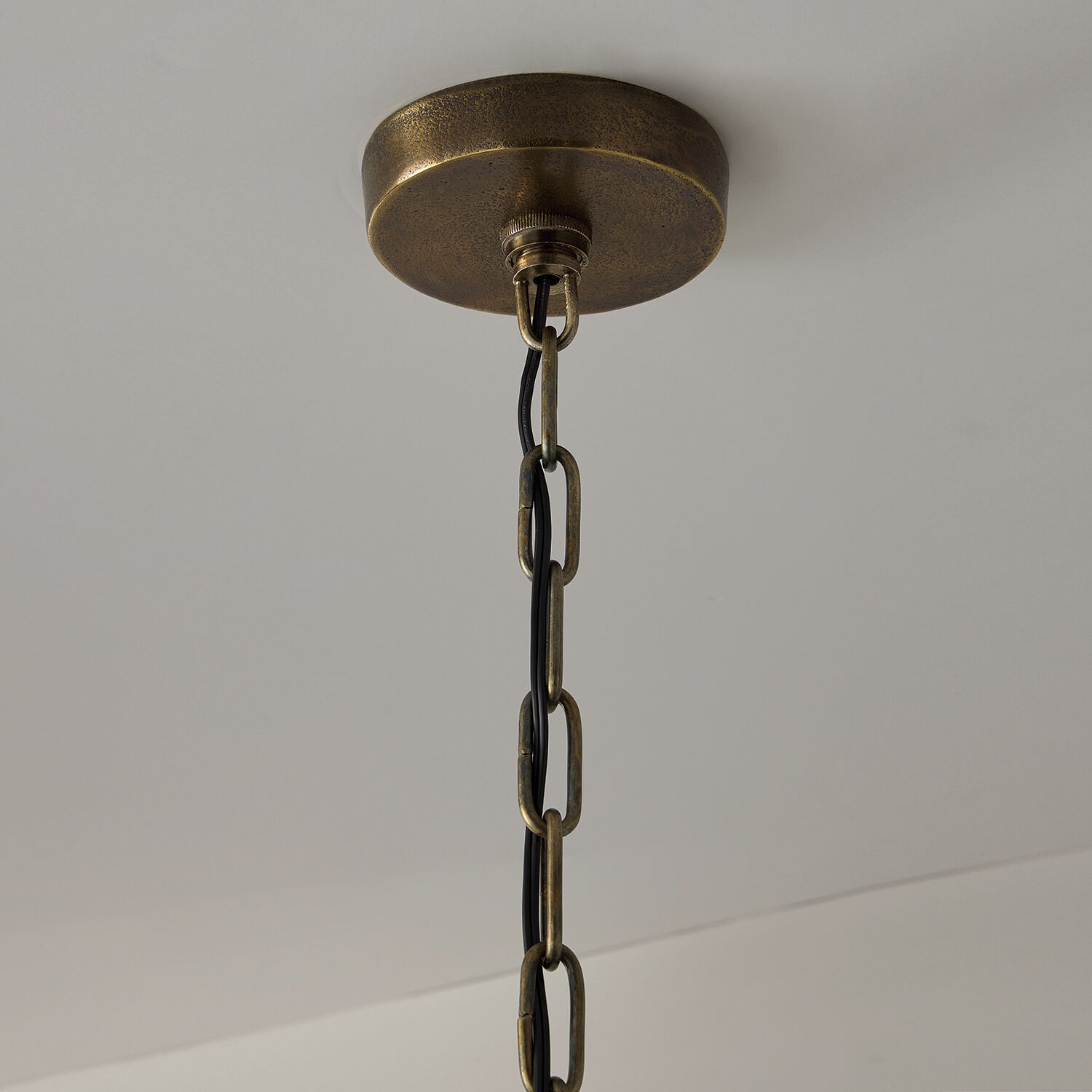 Casa 1 Light 17 inch Oxidized Brass Pendant Ceiling Light