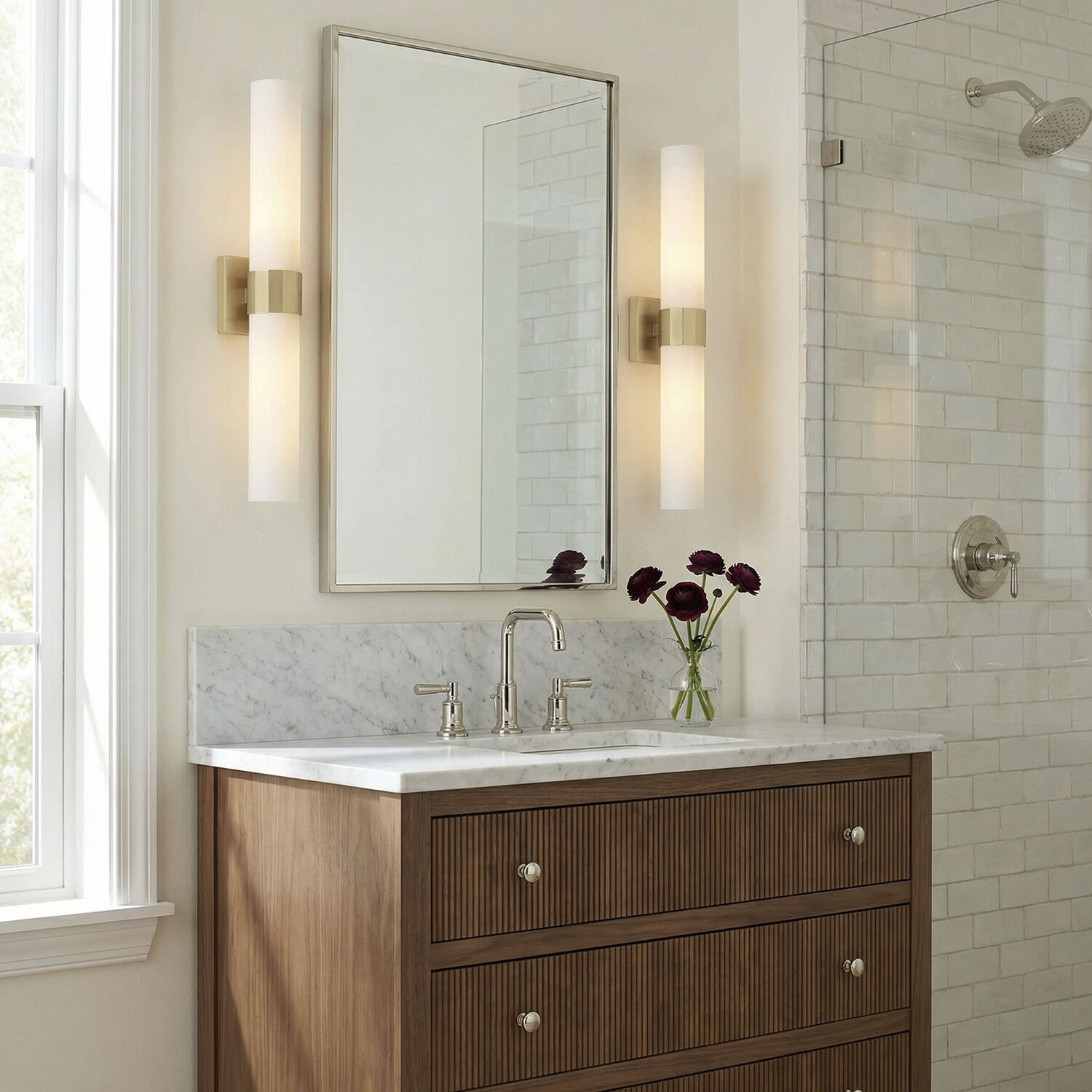 Sutton 2 Light 5 inch Soft Gold Sconce Wall Light