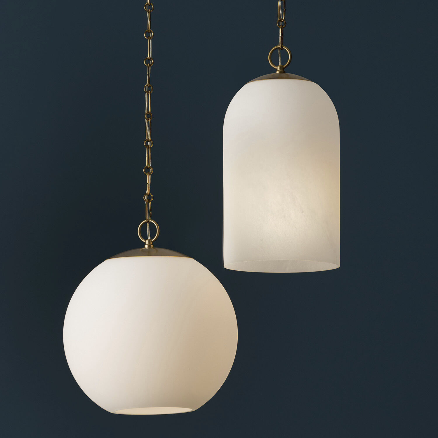 Cleo 1 Light 9 inch Matte Brass Pendant Ceiling Light
